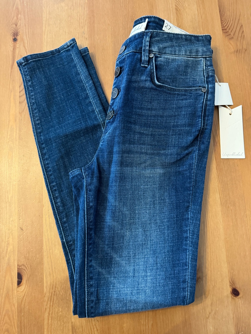 Unpublished Olivia High Rise Skinny Slim Leg Jeans 27
